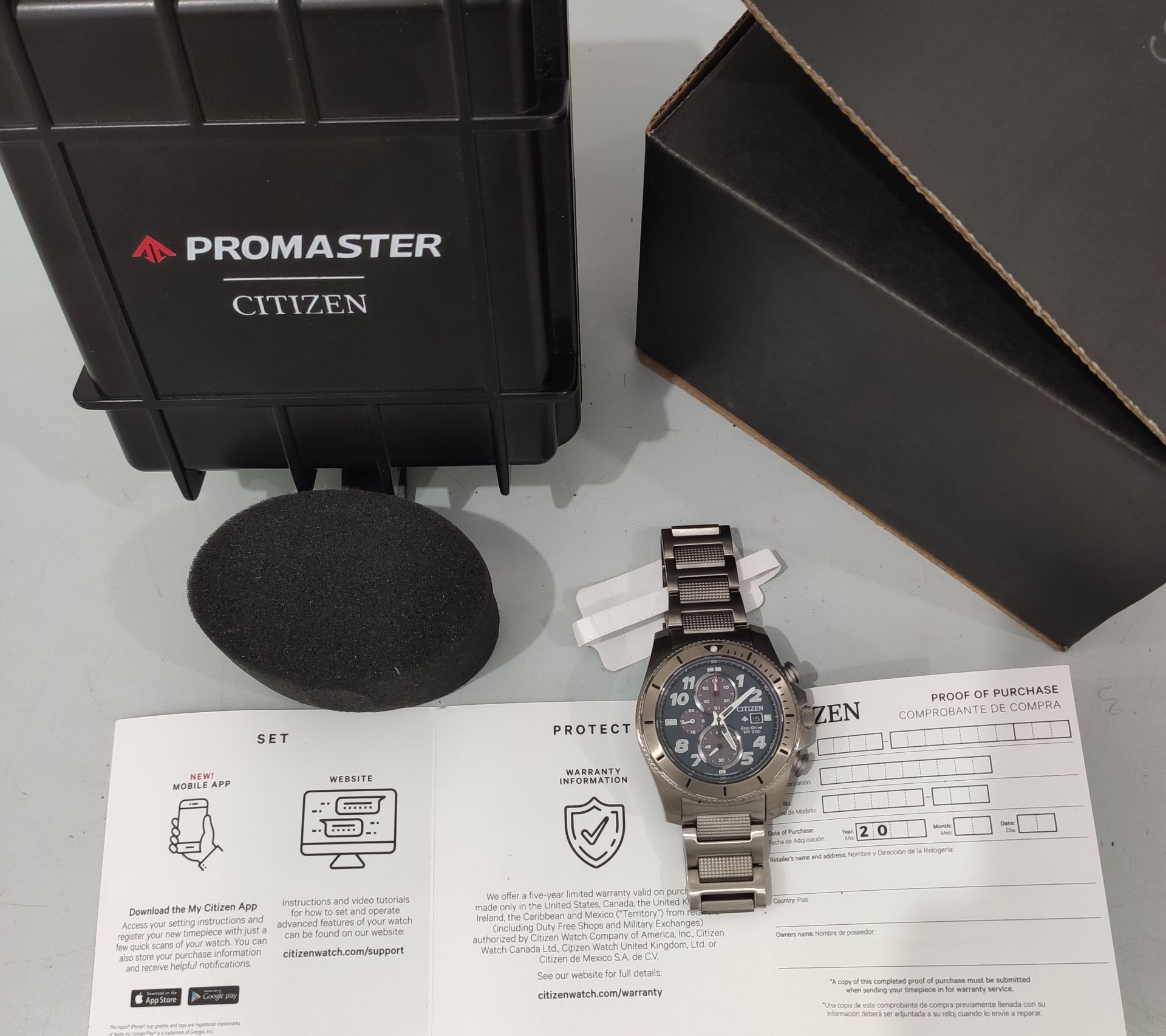 CITIZEN  PROMASTER TOUGH ECO-DRIVE CINZA CA0720-54H